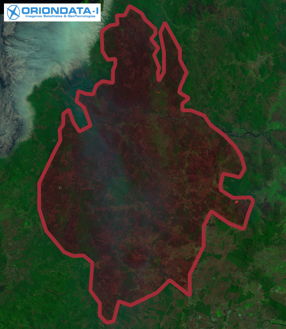 2017-enero incendio forestal empedrado santa olga superficie quemada