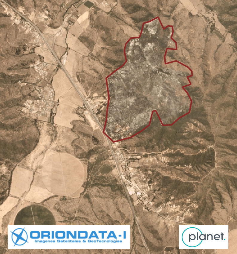 2019-enero-27 imagen-satelital-planetscope post-incendio oriondata-internacional incendio-lo-vasquez-valparaiso-chile area-quedama v2